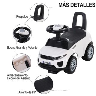 Correpasillos coche infantil blanco
