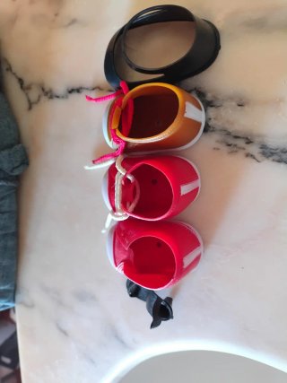 Zapatos de juguete antiguos (3 pares)