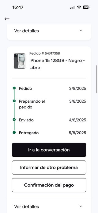 iPhone 15 128GB + Garantía