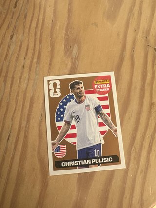 Cromos Christian Pulisic Panini Extra Bronce