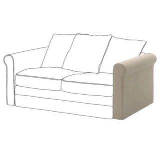 Funda Sofá 2 Plazas Ikea Gronlid  Sporda natural