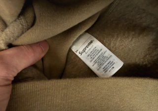 Supreme Box Logo Hoodie (FW23) Bege