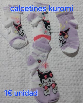 Calcetines Kuromi 1€ unidad