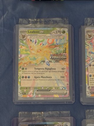 Set 9 Carte Pokemon Evoluzioni Prismatiche