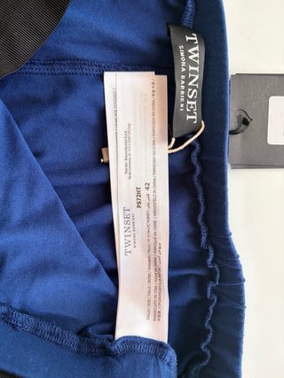 Falda larga encaje azul Twinset Talla M