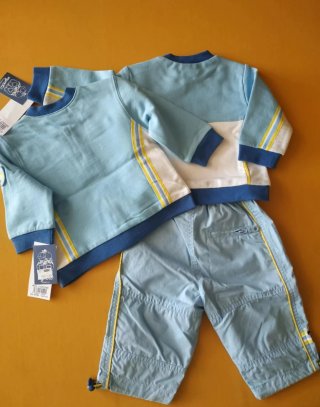 Set 3 pezzi Mignolo 9/12 mesi