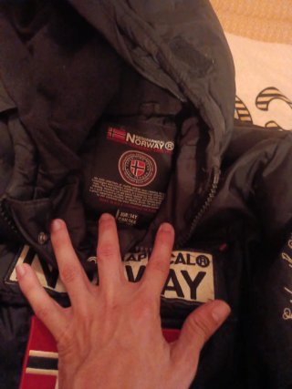 Chaqueta Geographical Norway Negra
