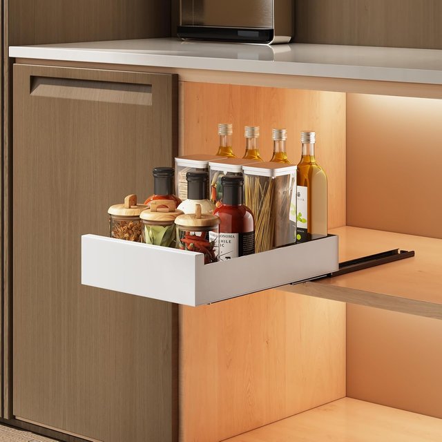 Cajón Telescópico Cocina Metal y Plástico
