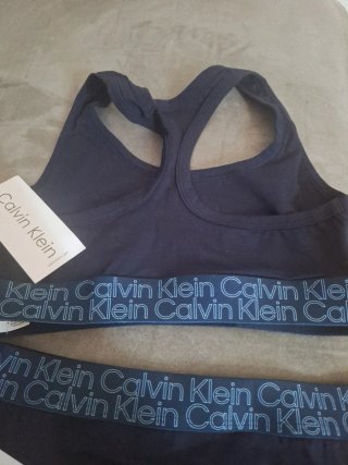 Completo intimo donna Calvin Klein blu