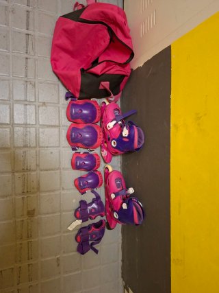 Patines Oxelo Regulables + Kit Protecciones