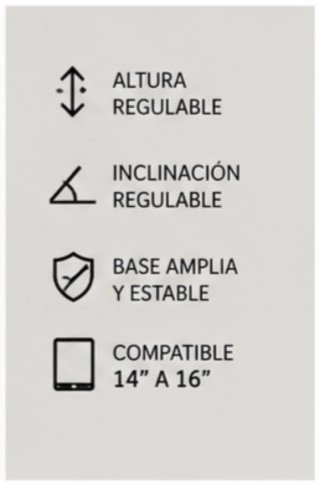 Soporte XL Tablet 14-16 Ajustable