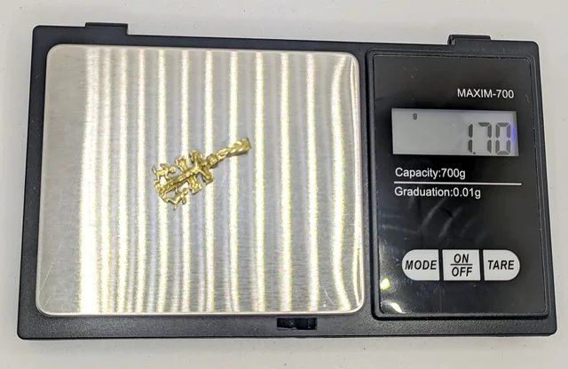 Colgante Cruz Caravaca Oro 18k 1.7g