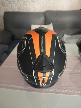 Casco MT Helmets Talla XL Negro/Naranja