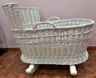 Minicuna ABC Balancín Mimbre NUEVO
