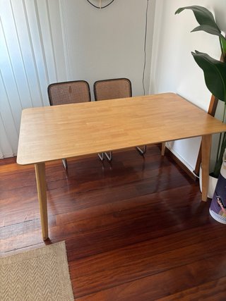 Mesa de comedor KERHEN Sklum madera 150x90 cm