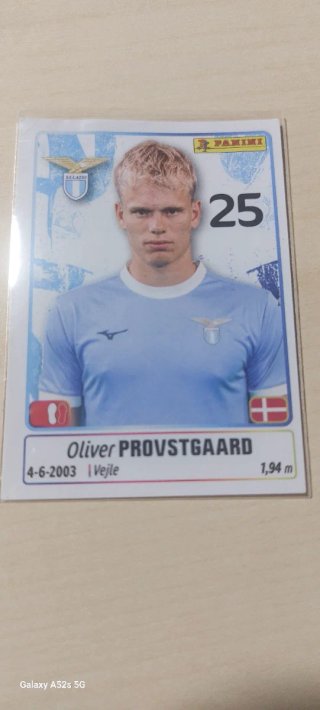 Figurina Panini Calciatori Oliver Provstgaard