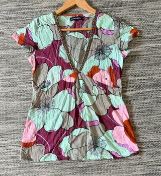 Blusa Antik Batik Talla S Multicolor