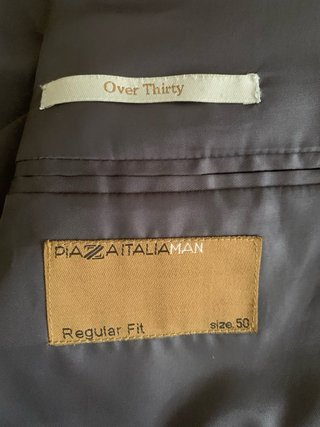 Completo Uomo Piazza Italia Antracite