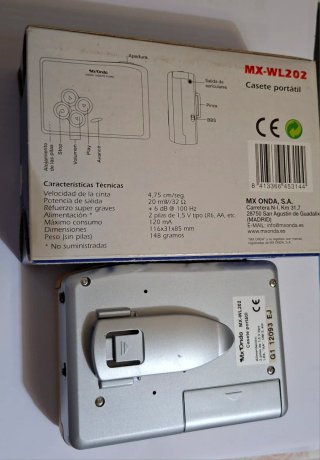 Walkman Mx Onda Amarillo Cassette Portátil