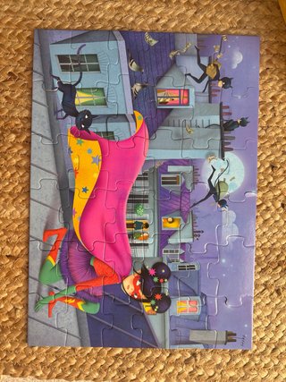 Puzzle Djeco Superhéroe 36 piezas