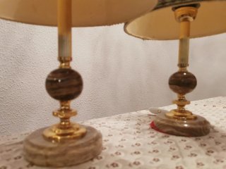 JUEGO DE DOS LÁMPARAS DE MESA