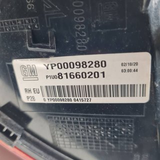 PILOTO TRASERO DERECHO OPEL OPEL GRANDLAND X 2017-0