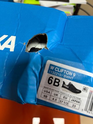 Zapatillas Hoka Clifton 9 Unisex Negro/Gris