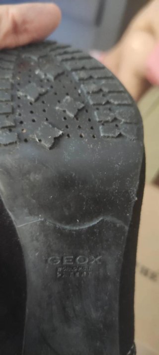 Botines Geox Negros con Cordones