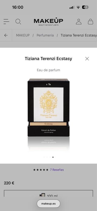 Tiziana Terenzi Ecstasy Eau de Parfum 100ml