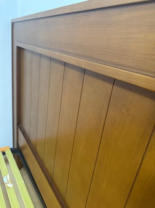 Cabecero de madera maciza
