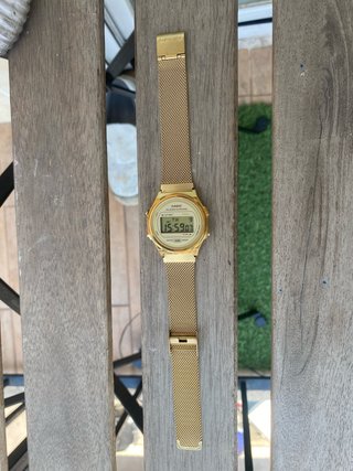 Reloj Casio Dorado Malla Metálica