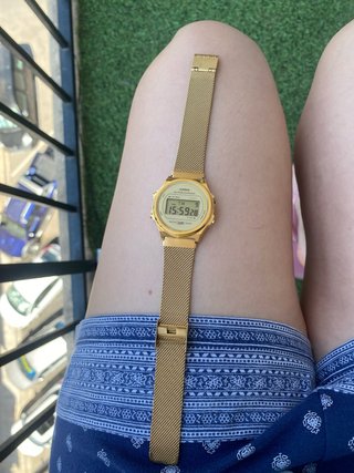 Reloj Casio Dorado Malla Metálica