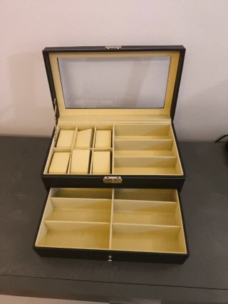 Scatola porta orologi e gioielli