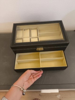 Scatola porta orologi e gioielli