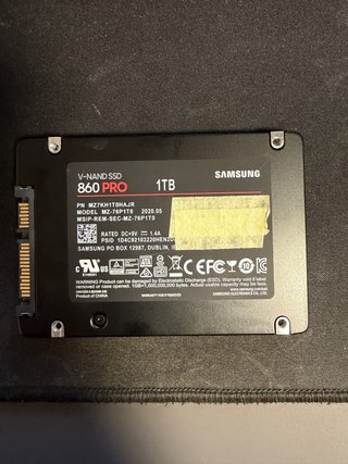 Samsung 860 PRO 1TB SSD SATA 2,5”