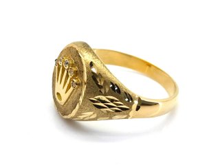 E1813501-23    Sello Oro 18k Con Circonita