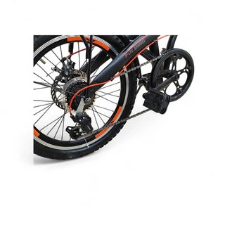 BICICLETA PLEGABLE BELDERIA X7 ROD 20" NEGRA-NARANJA