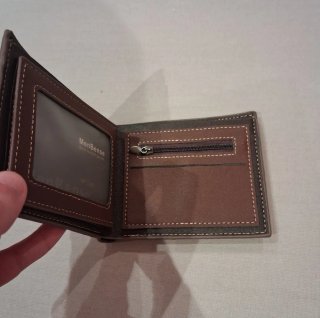 Cartera Hombre MENBENSE STYLE Clásica Marrón