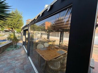 Terraza cerrada desmontable