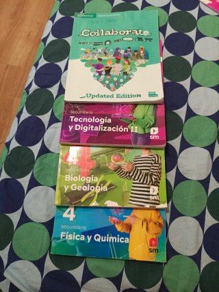 Libros de 3 ero de la ESO y 4to en perfecto estado