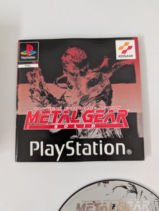 Metal Gear Solid PlayStation 1 PS1