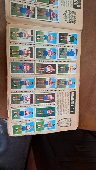 Álbum Fútbol Campeonato Liga 75/76