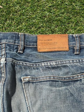 Bermudas vaqueras Pull&Bear efecto lavado T.36