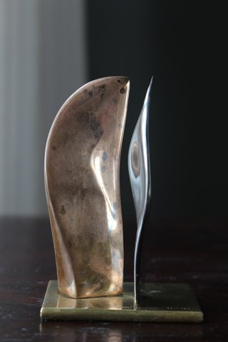 Emili Armengol - Escultura en bronce y plata, 1992