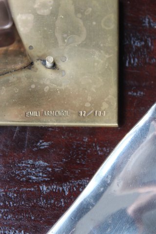 Emili Armengol - Escultura en bronce y plata, 1992