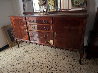Conjunto comedor con madera maciza