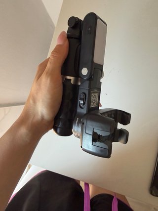 Trípode móvil con luz y control remoto