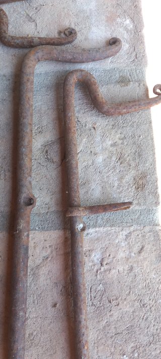 Catenacci Artigianali Ferro Battuto XIX Secolo