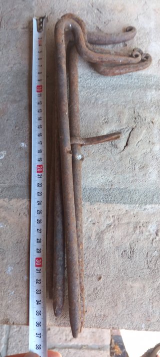 Catenacci Artigianali Ferro Battuto XIX Secolo
