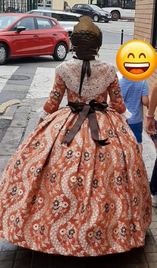 Traje Fallera Siglo XVIII Talla Única